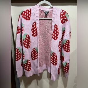 Hot Topic Strawberry cardigan